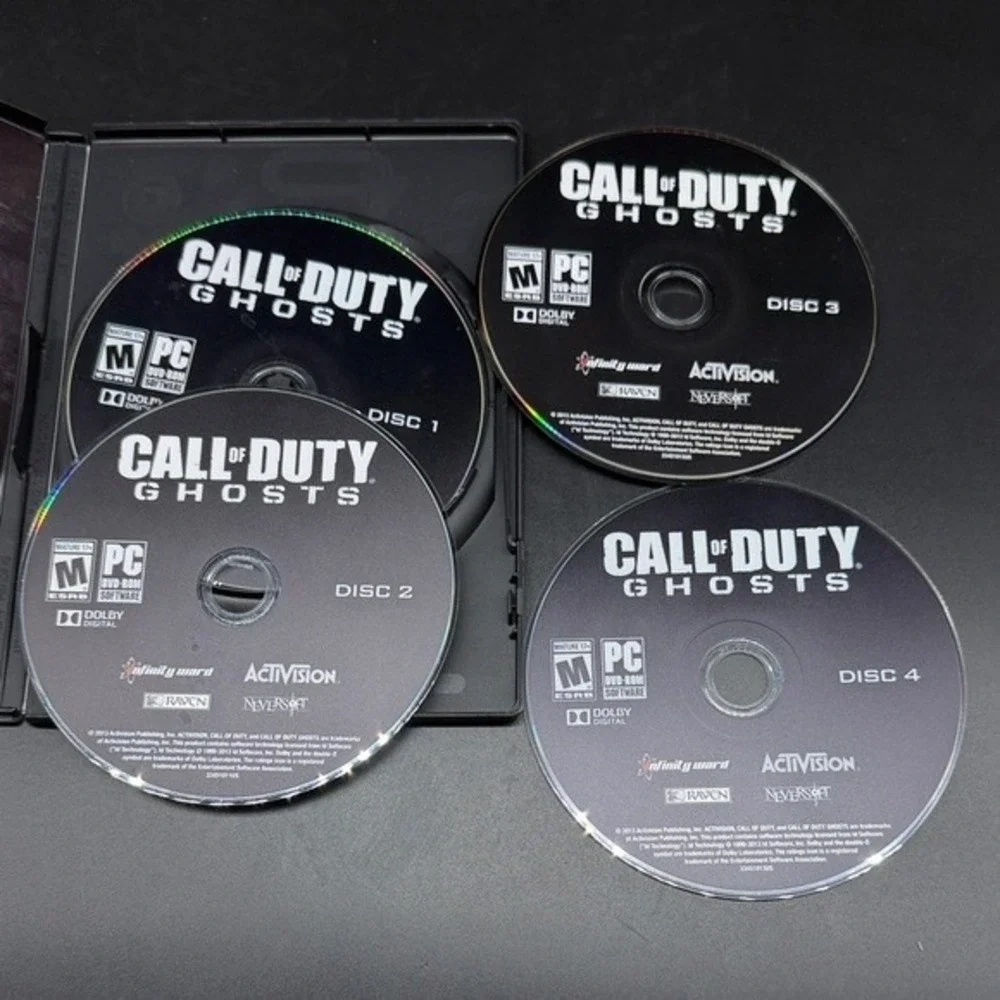 Call of Duty Ghosts‎ PC DVD ROM Game Activision Infinity Ward Bonus Map Included